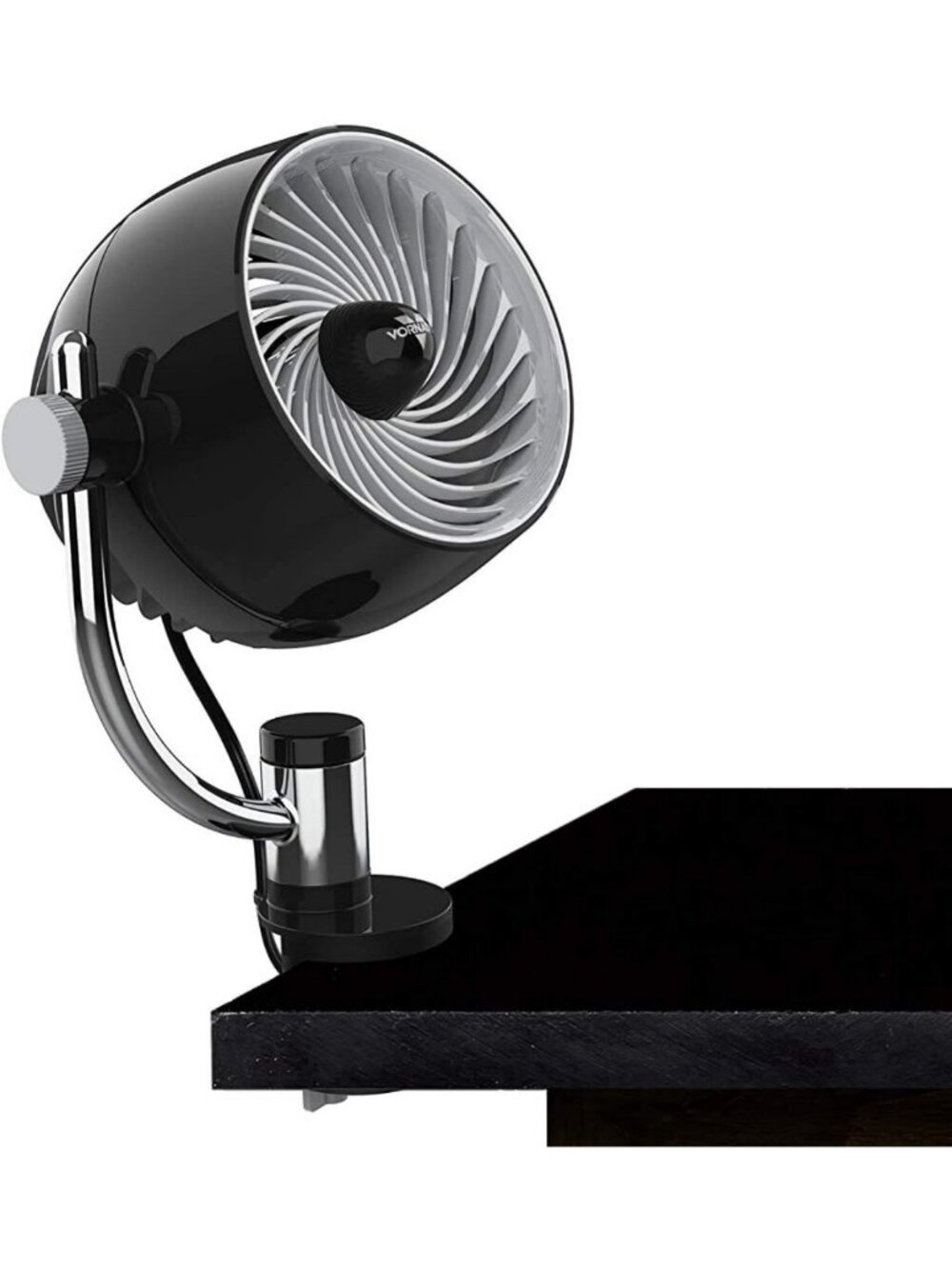 Quiet Portable Clip Fan for Office & Bedroom, 3 Speeds, Multi-Surface Air